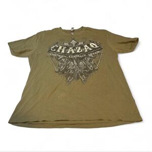 Next Level CHAZAQ Skater Y2K Apparel Olive Tee